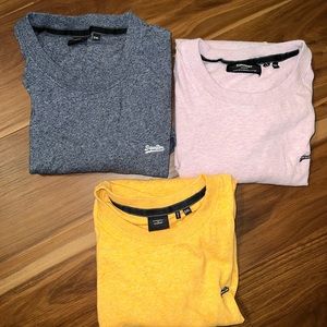 Superdry T-Shirts bundle size 2XL
